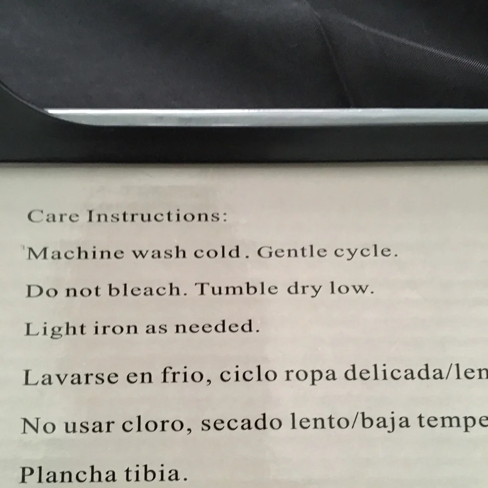 N/A black voile
